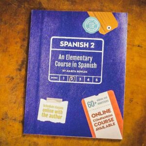 Picture of Spanish 2 book from the Spanish with Julieta Series